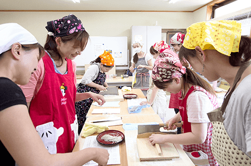 蕎麦打ち体験